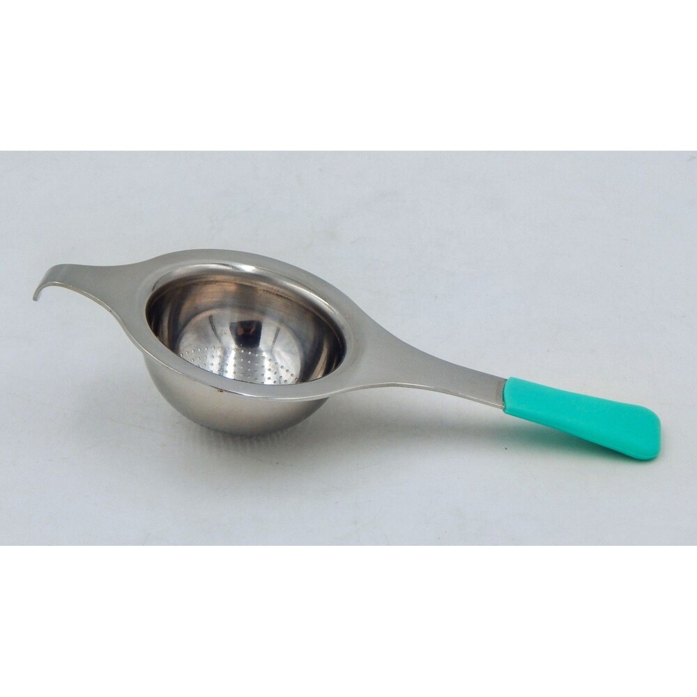 Fortnum & Mason Traditional Tea Strainer Stainless Steel Silicone Handle